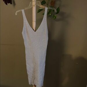 Heather grey sweater dress